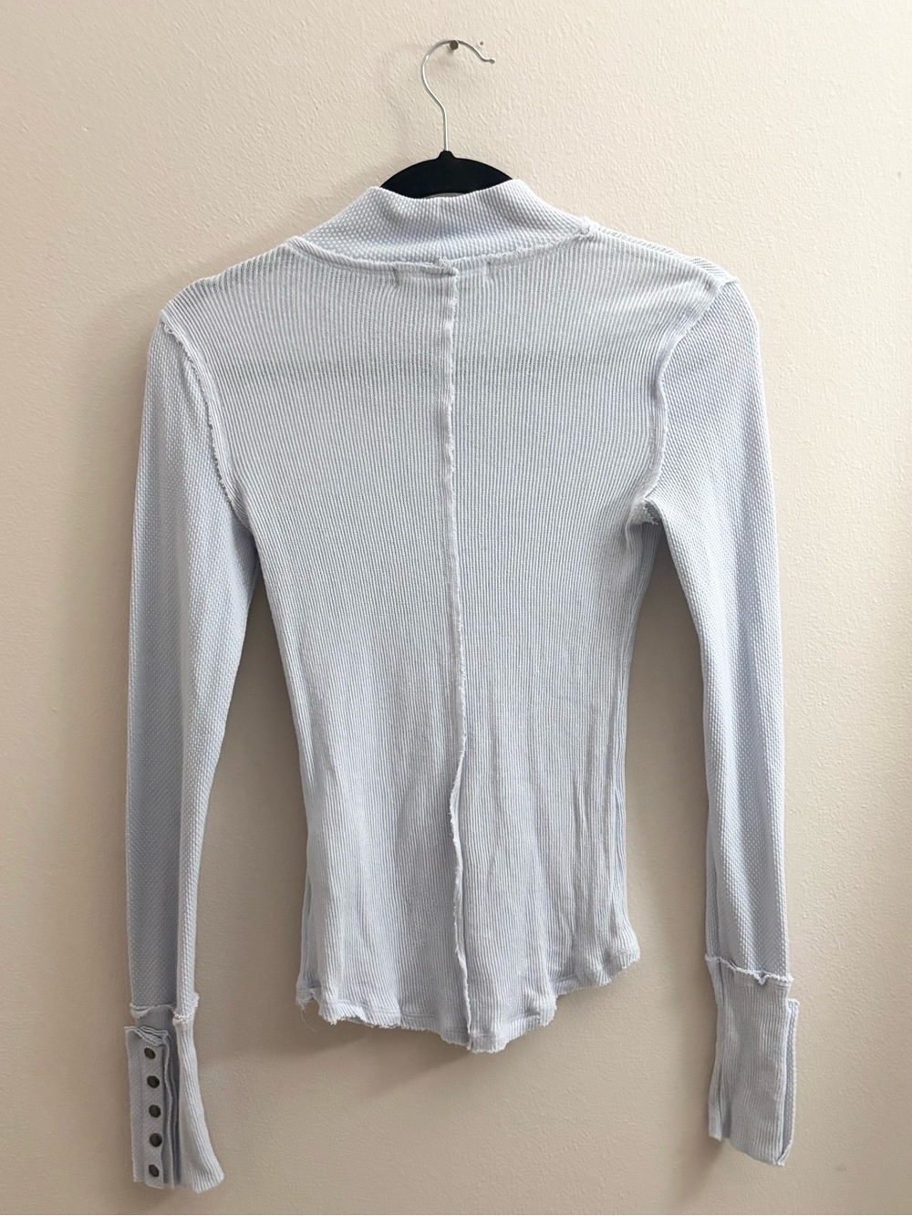 Free People We The Free x Revolve Jojo Long Sleeve Top in Iced Water - Picture 8 of 8